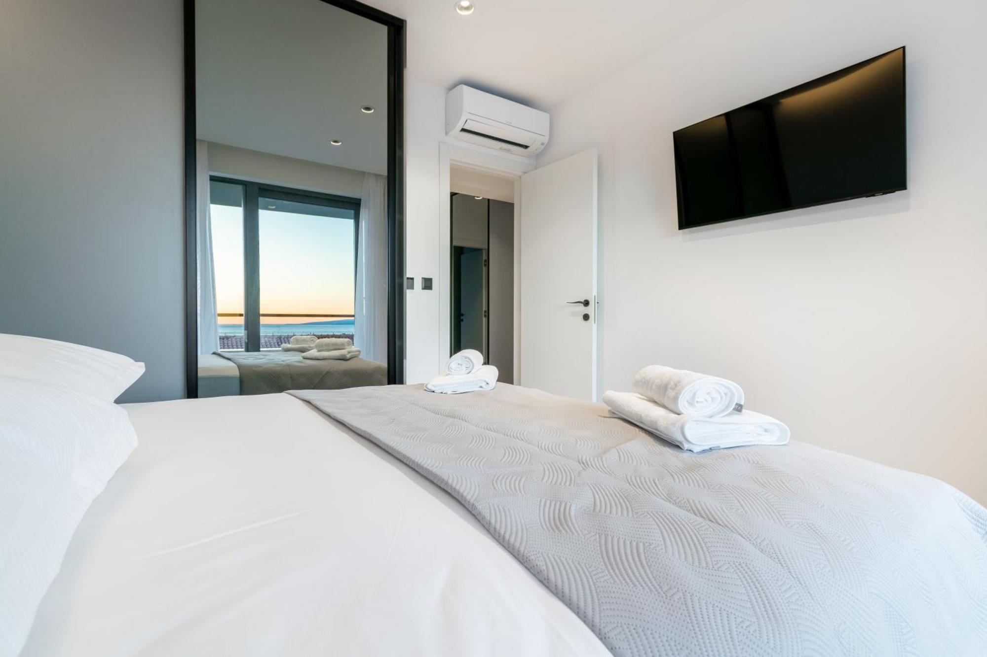 Apartmani Pino Baška Voda Kültér fotó