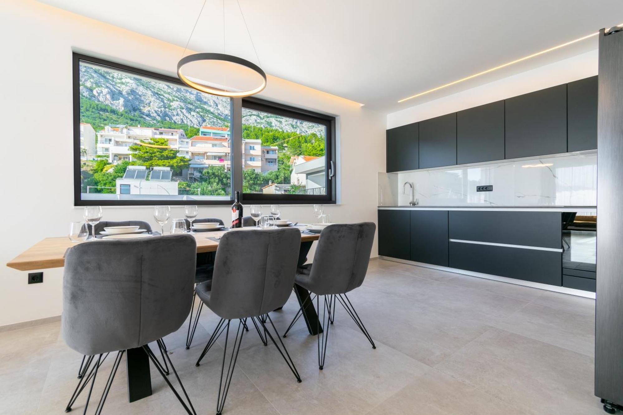 Apartmani Pino Baška Voda Kültér fotó